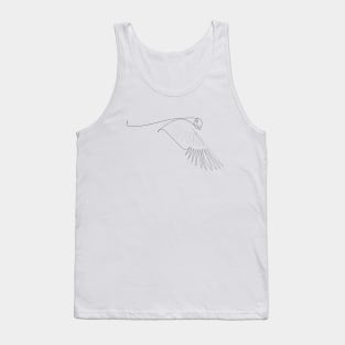 Owl | One Line Artist | Minimal Art | One Line Art | Minimalist Tank Top